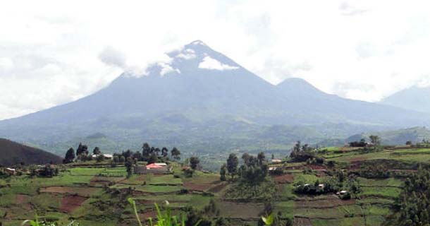 Virunga volcanoes - Kisoro town